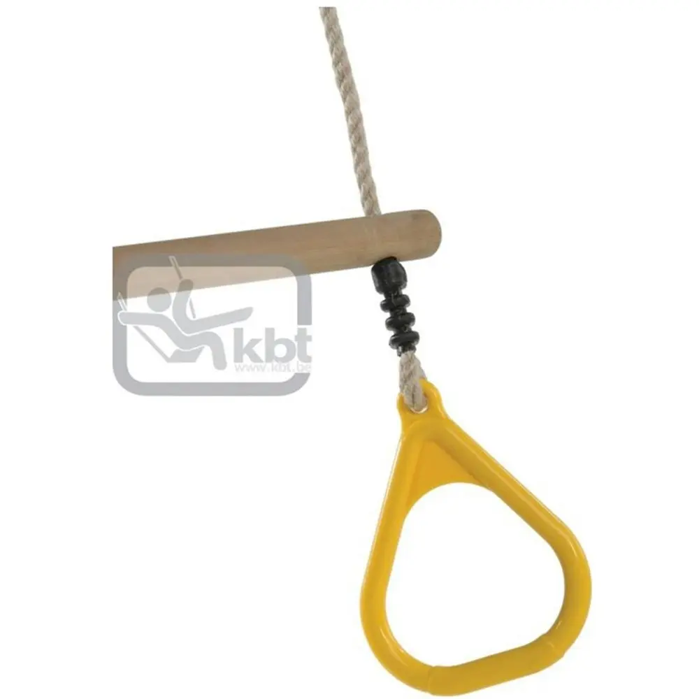 Wooden Trapeze with Ring Handles