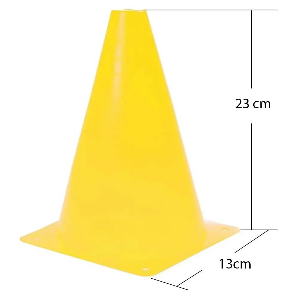 22cm PVC Field Marker Cone - Various Colours Available