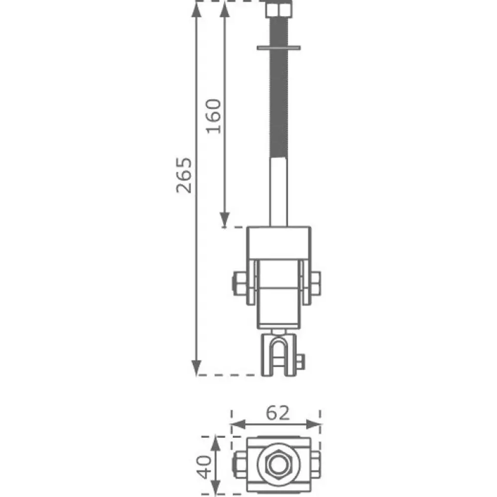 Commercial Heavy Duty Stainless Steel Swing Hook - Hangar.