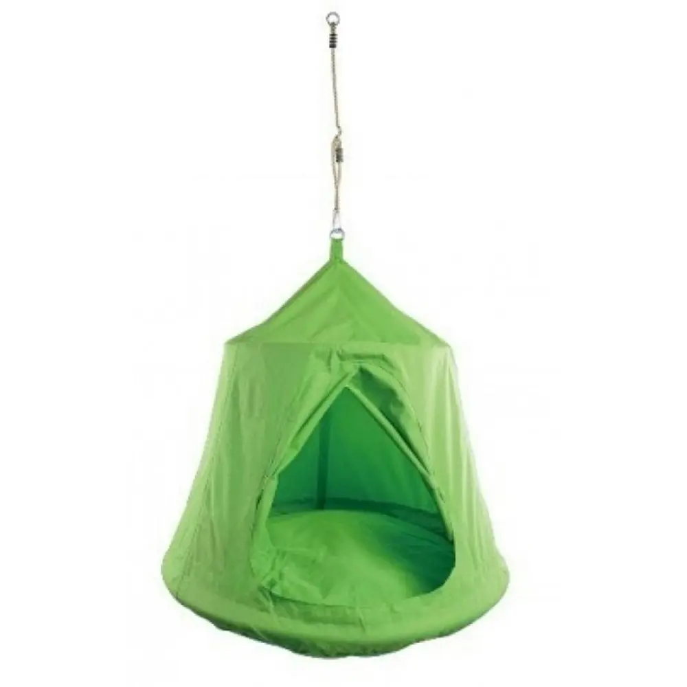 Residential 115 x 100cm Sensory Tent Swing with Lights - Green