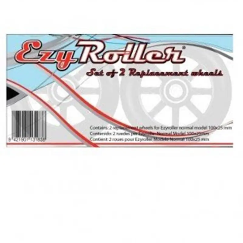 Ezyroller Classic 100mm Diameter Replacement Wheels (Set of 2)