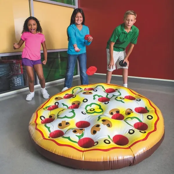 Inflatable Jumbo Pizza Toss Game.