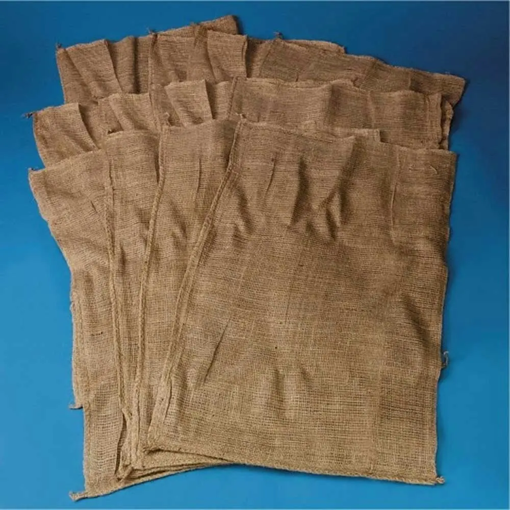 Hessian Potato Sacks - Set of 12.