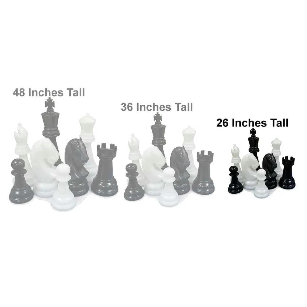 24 Inch (60cm) Premium Detailed Plastic Chess Set