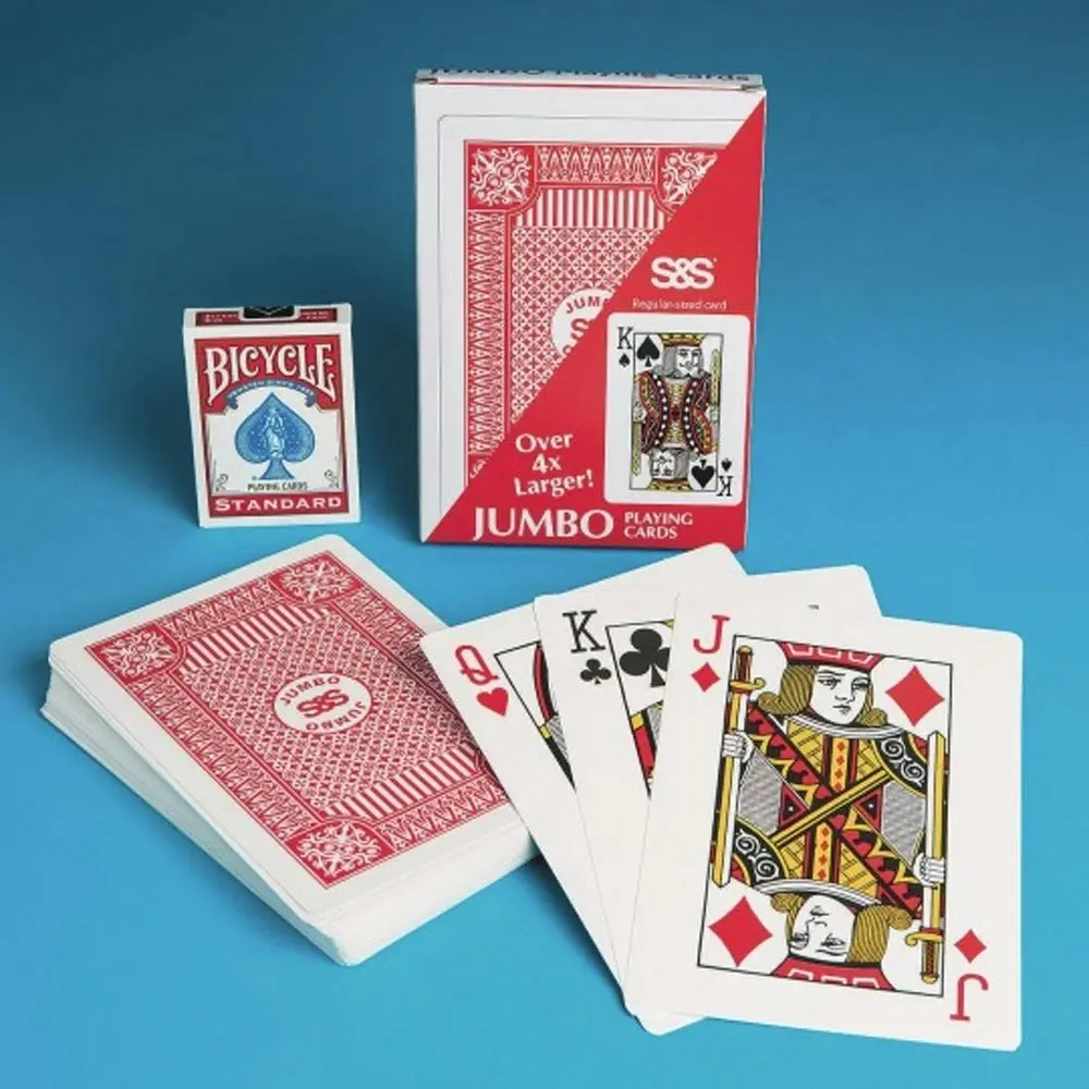 Jumbo 4x Sized Playing Cards