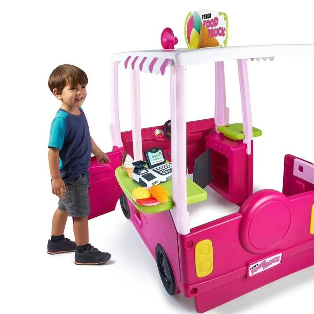 Feber Childrens Play Pink Food Truck