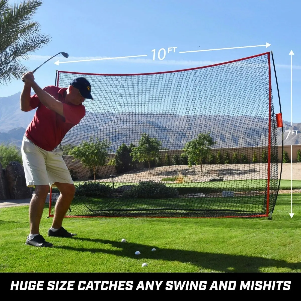 Golf Practice Driving and Hitting Net - Huge 3.6m x 2.1m Size