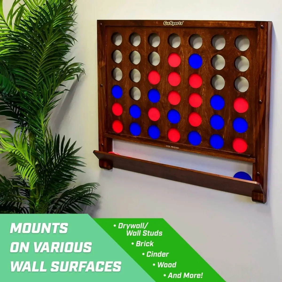 Wall Mounted Giant 4 in a Row Game