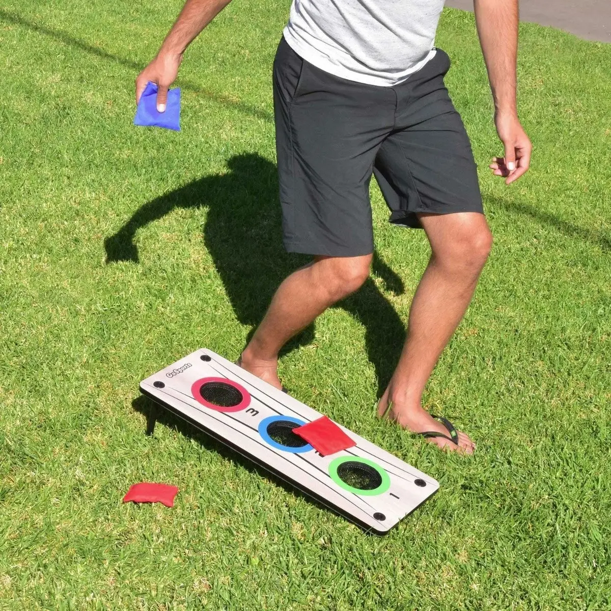 Bean Bag and Washer Toss 2-In-1 Family Game