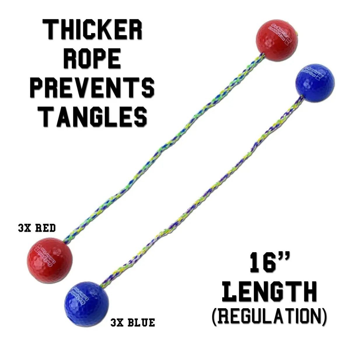 Golf Ladder Toss Game - Replacement Hard Bolos