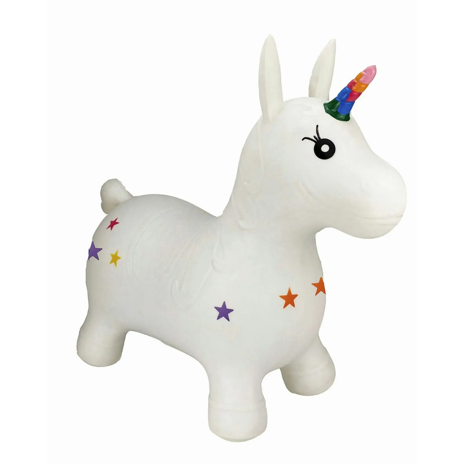 Happy Hopperz - White and Rainbow Decorate Your Own Unicorn ( Ages 12-36mths )