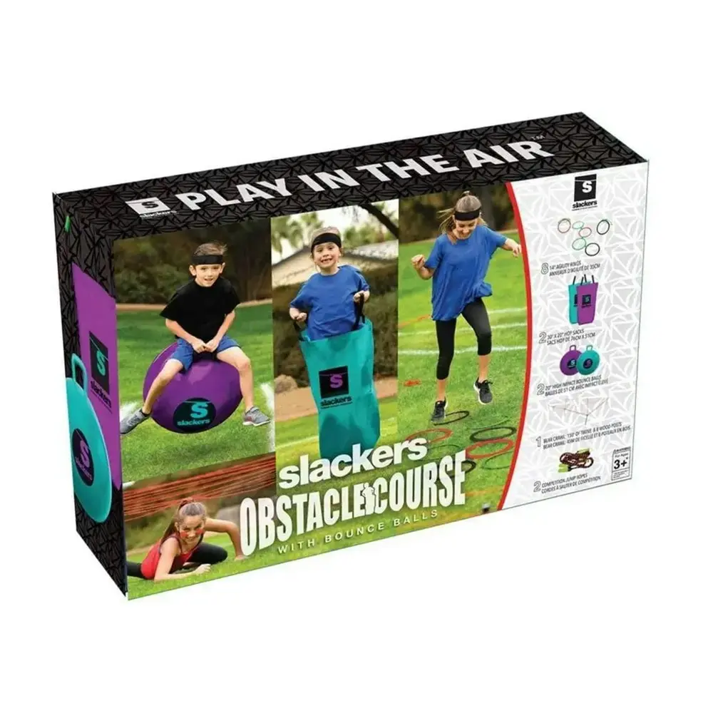 Slackers Ninja Obstacle Course with Bounce Balls