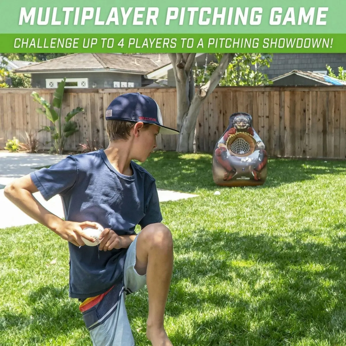 Inflataman Baseball and Softball Target Toss Pitching Challenge