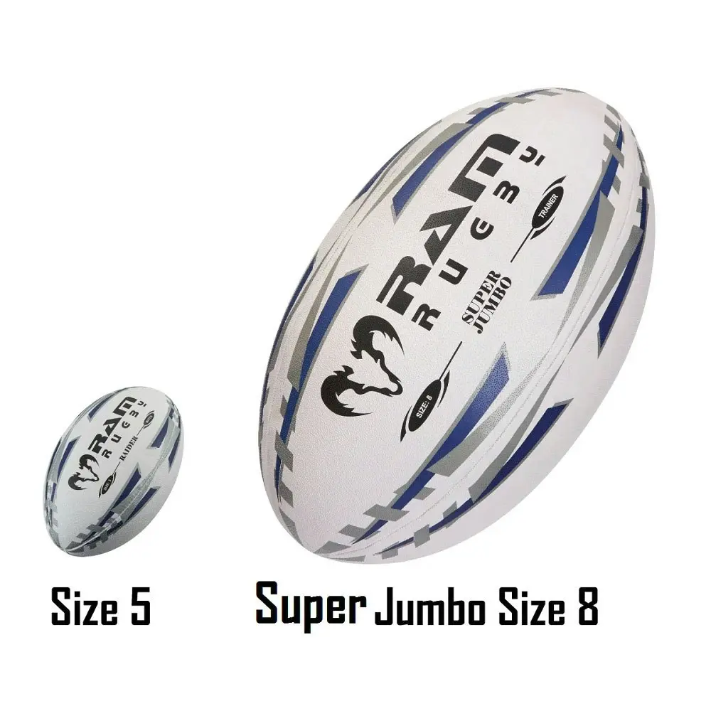 Ram Gripper Super Jumbo Rugby Ball - Size 8