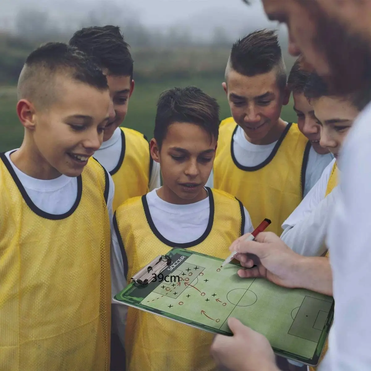 Premium Soccer Coaches Boards - 2 Sided, Dry Erase Clipboards