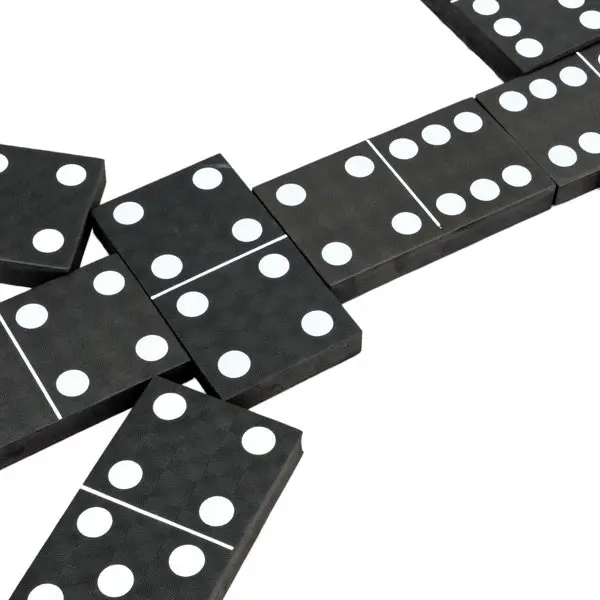 Giant Foam Dominoes Set - Fun Outdoor Game for Kids and Families