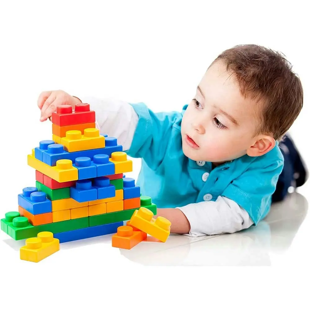 Uniplay Toddler Soft Small Block Construction Set - Box of 60