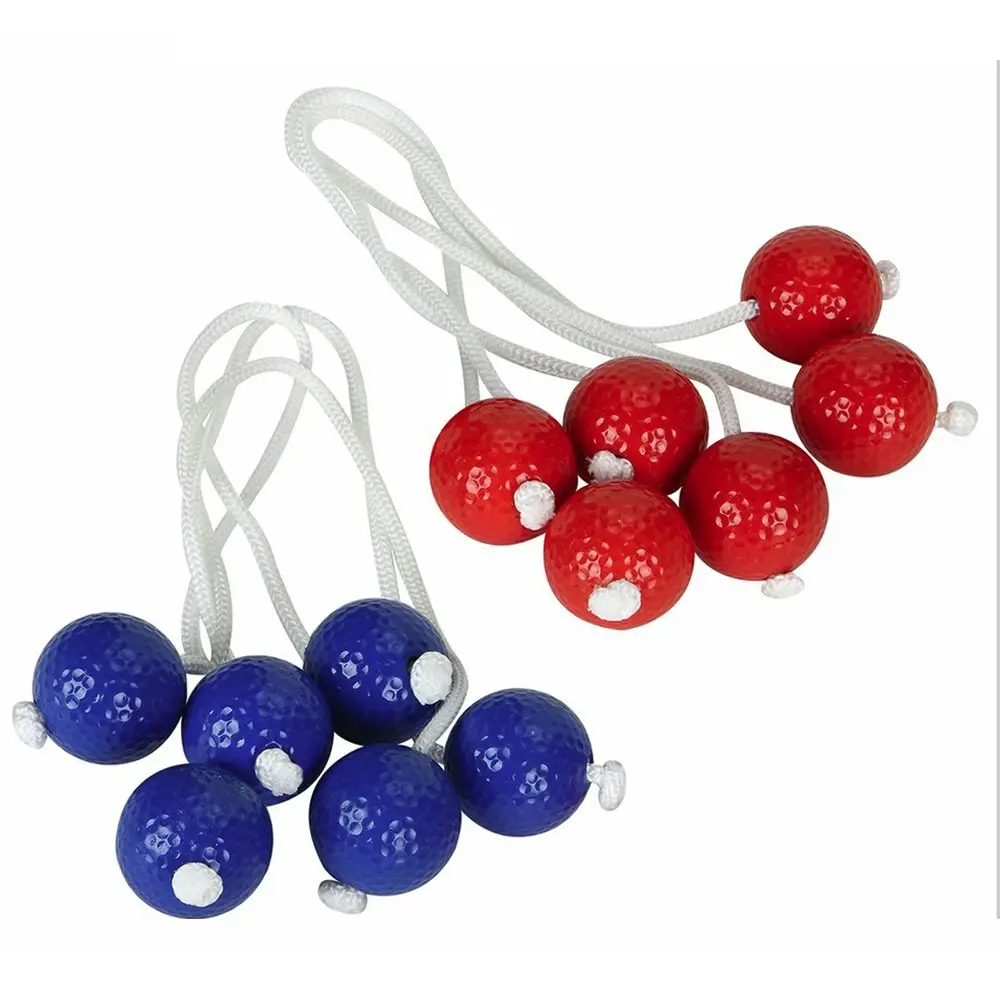 Wooden Ladder Toss Game in Bag (Single Frame - Blue / Red Bolos)