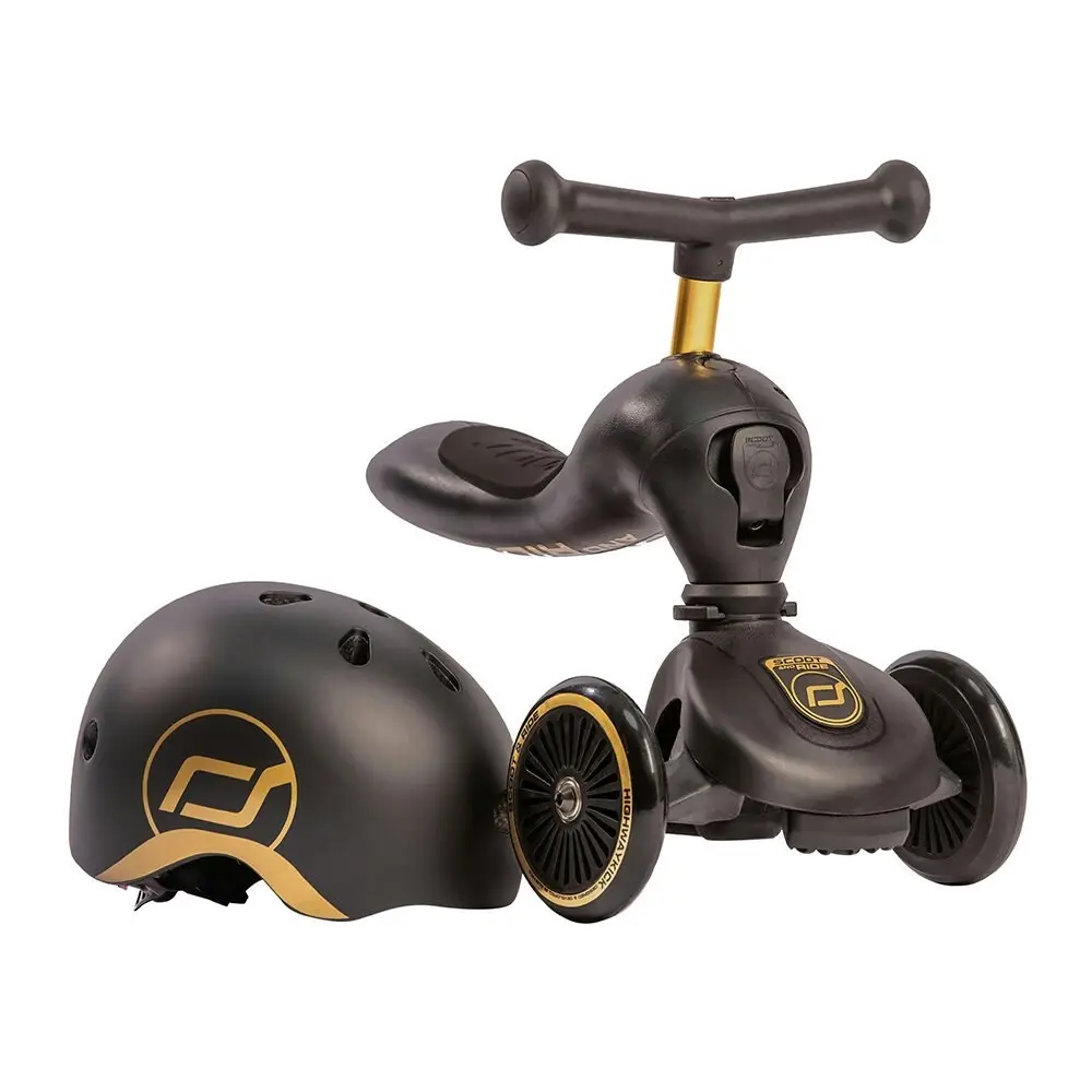 Scoot and Ride - Highwaykick 1 (Black and Gold)