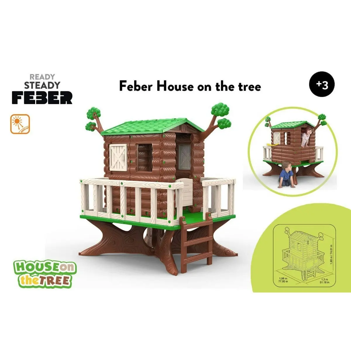 The Feber Tree House with Balcony