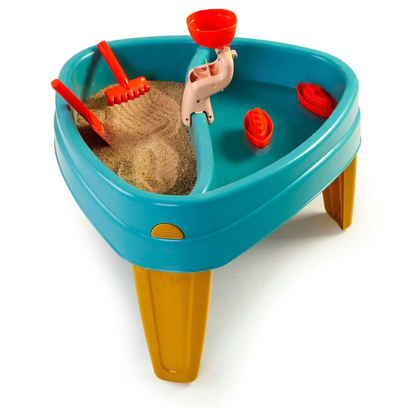 Feber Casual 3-in-1 Play Island Table featuring Water and Sand Compartments