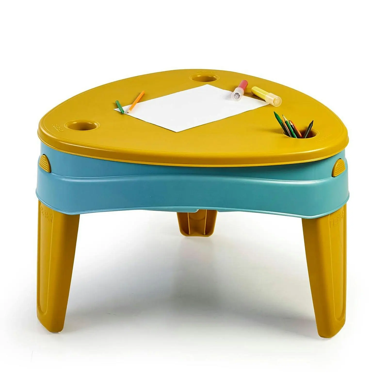 Feber Casual 3-in-1 Play Island Table featuring Water and Sand Compartments