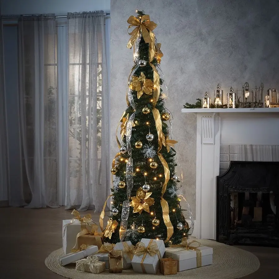 Pop Up Xmas Tree Large GOLD