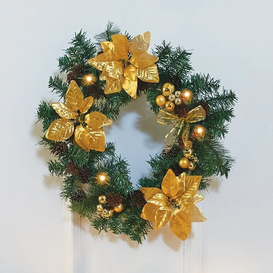 Christmas Wreath with LED Lights