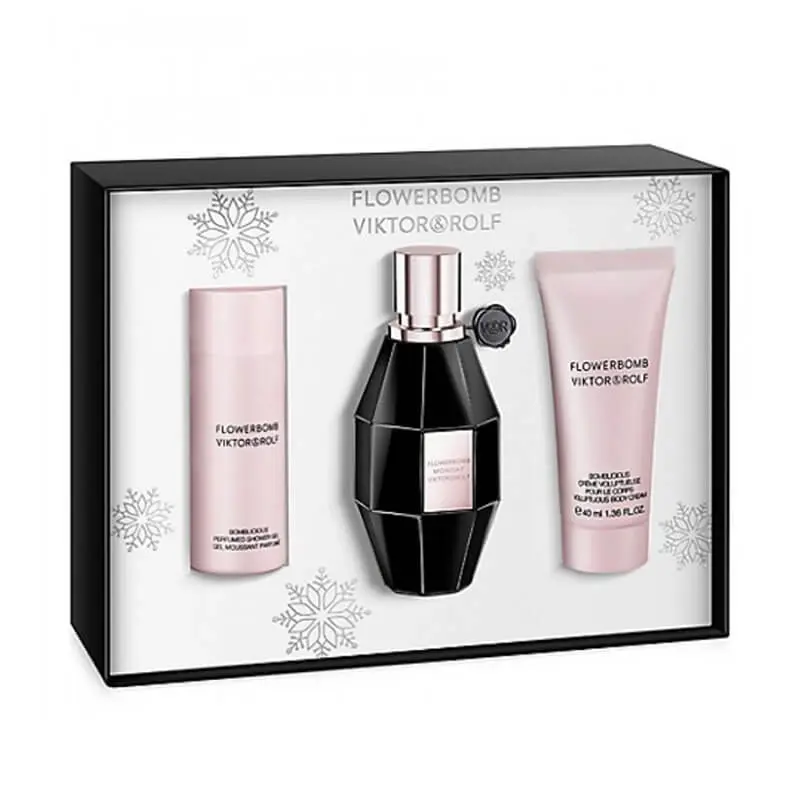 Viktor & Rolf Flowerbomb Midnight 3pc Set 50ml EDP (L)