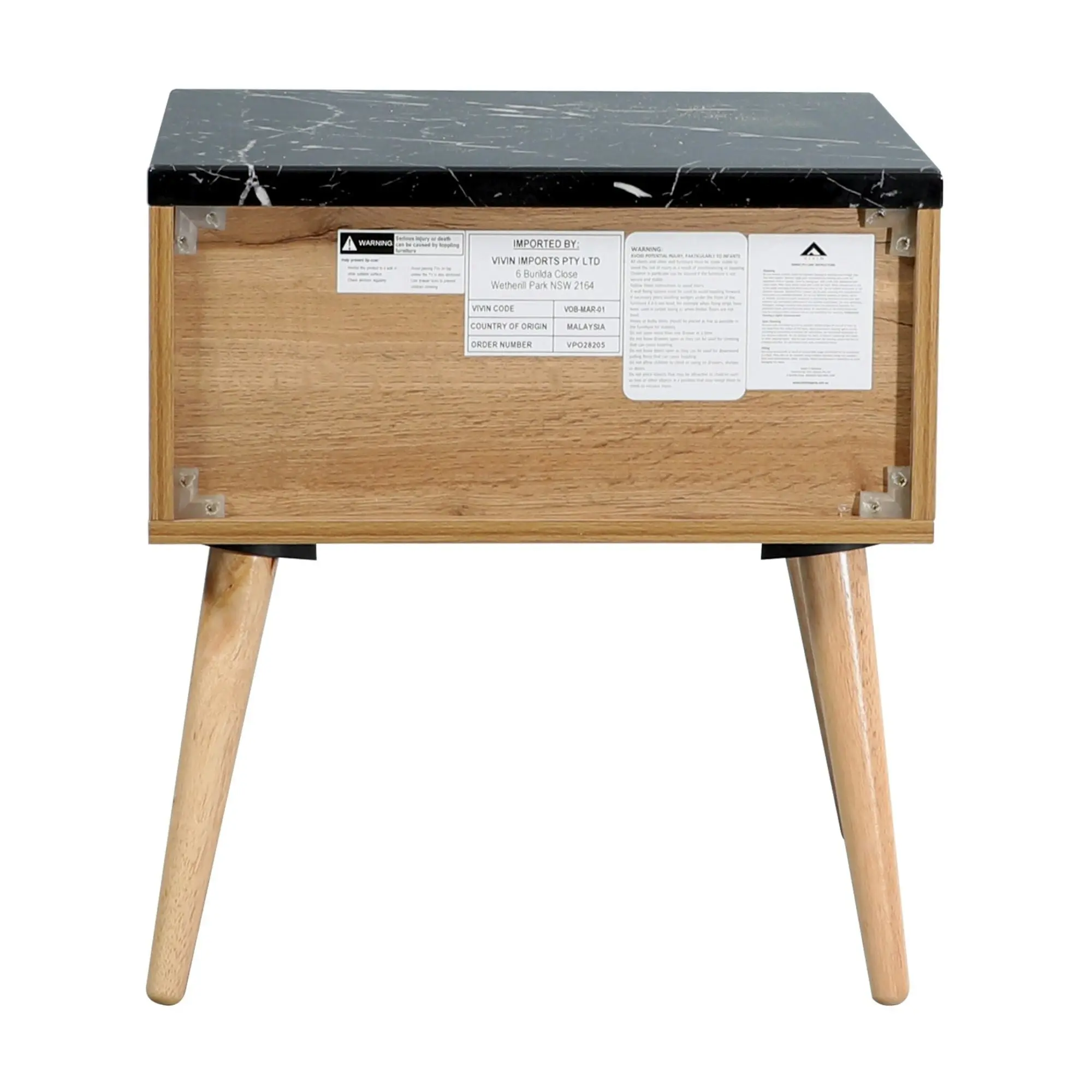 Marcello Bedside Table Wotan Oak