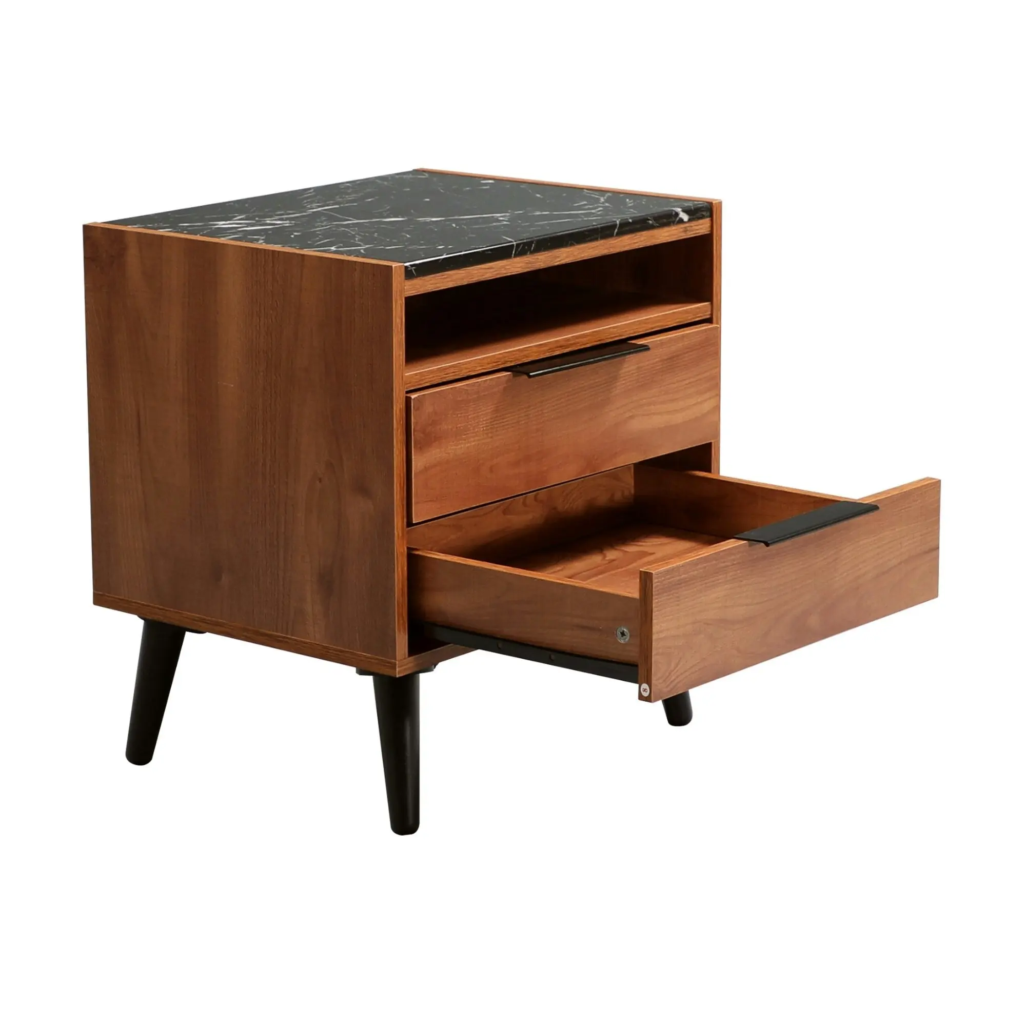 Thelma 2 Drawers Bedside Table Riviera Oak