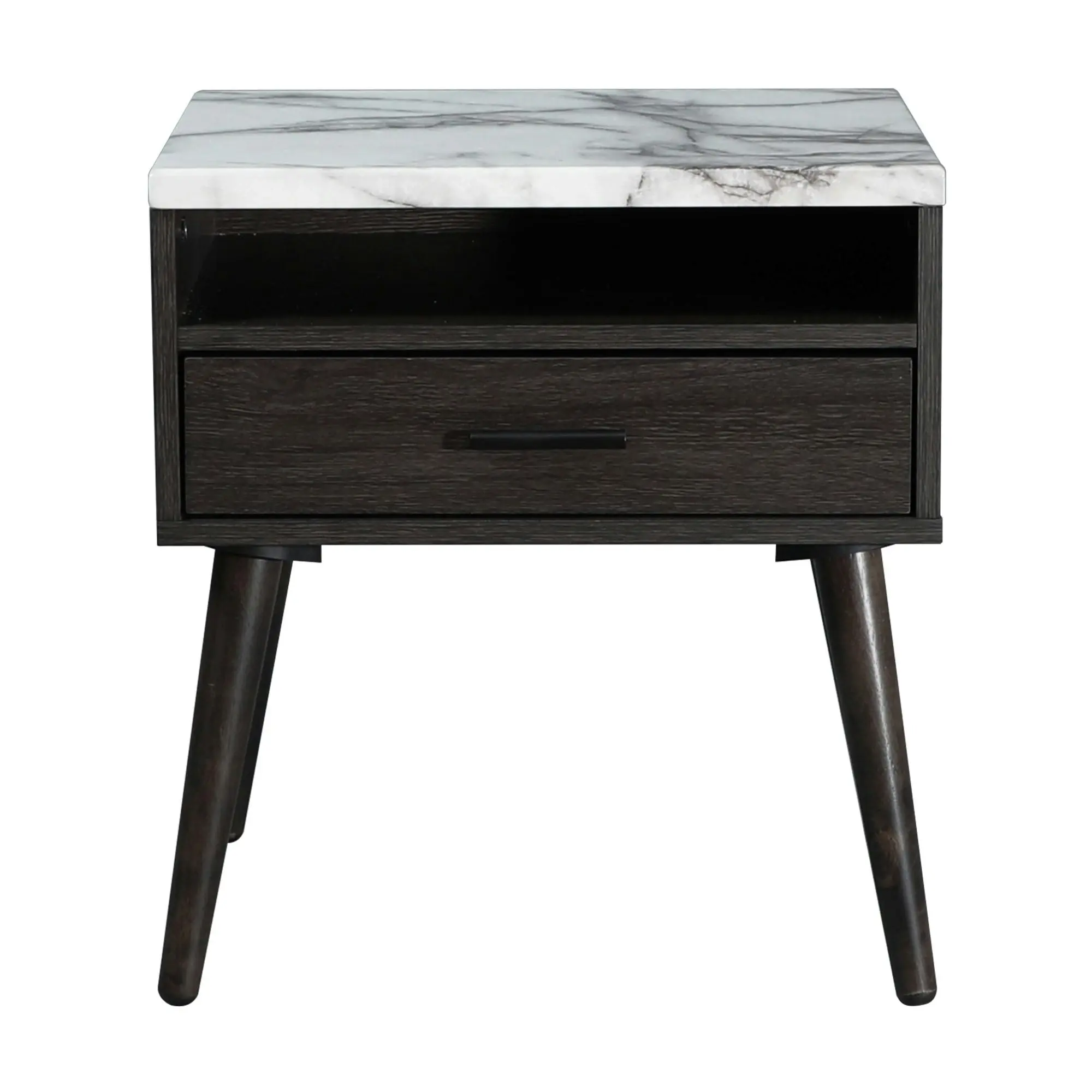 Marcello Bedside Table Dark Brown