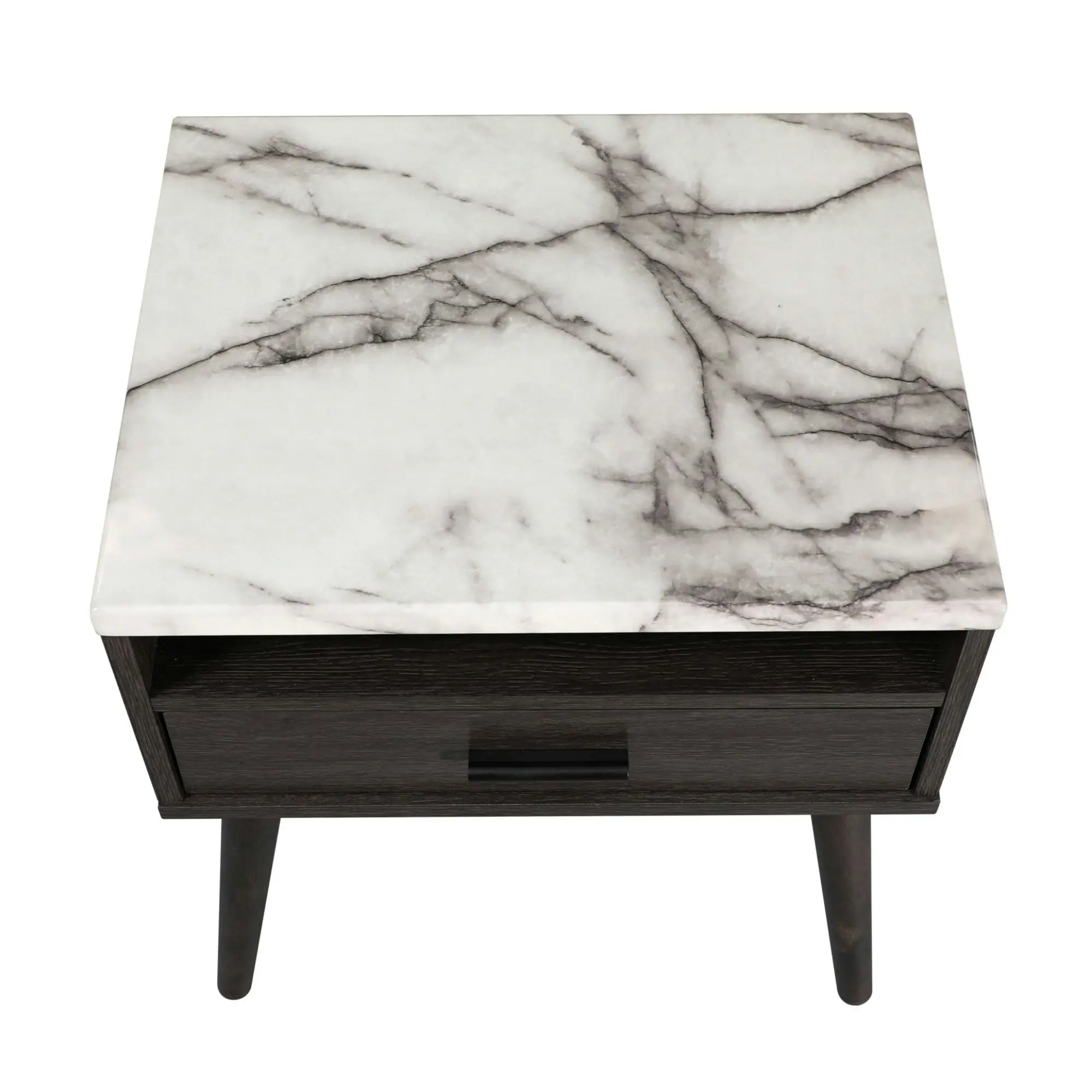 Marcello Bedside Table Dark Brown