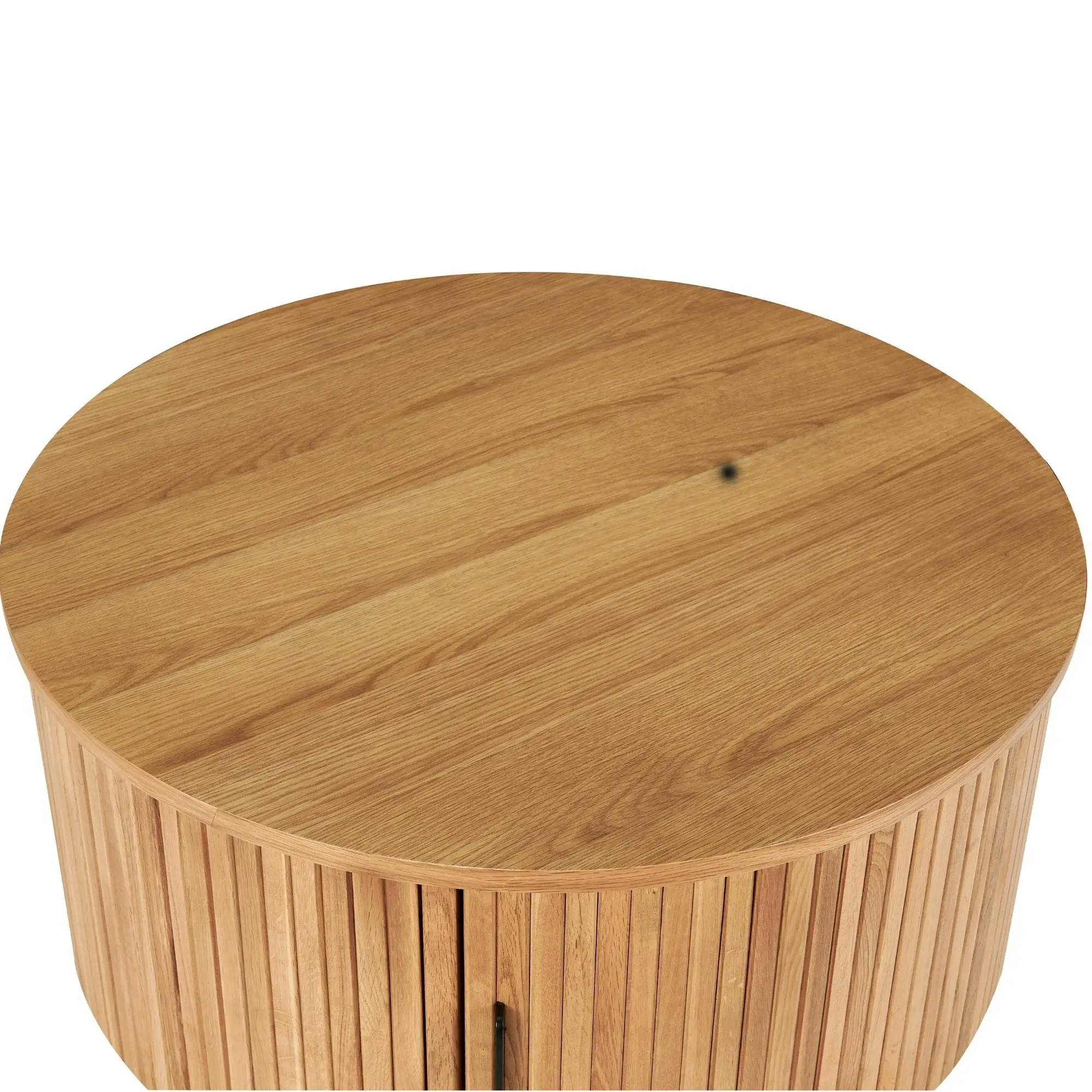 Norman 80cm Timber Round Coffee Table Natural