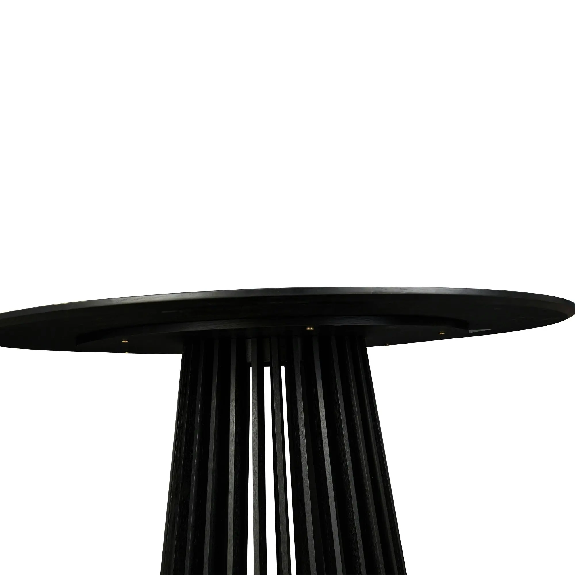 Dayton Torento 120cm Round Dining Table Black