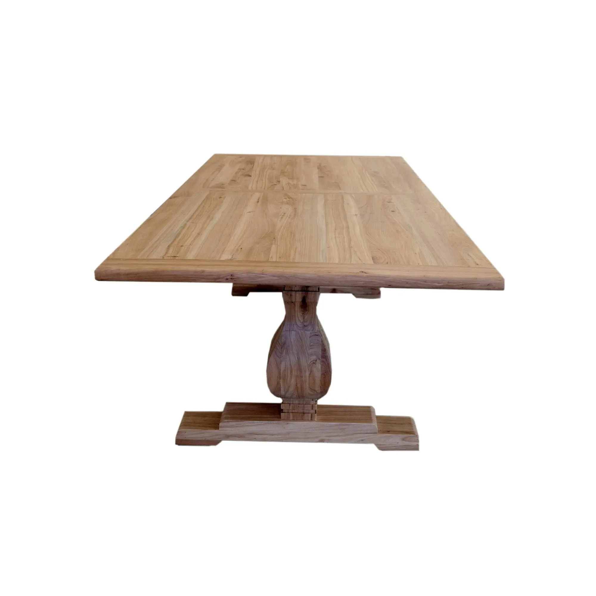 Cassie 300cm Reclaimed Elm Wood Dining Table Natural