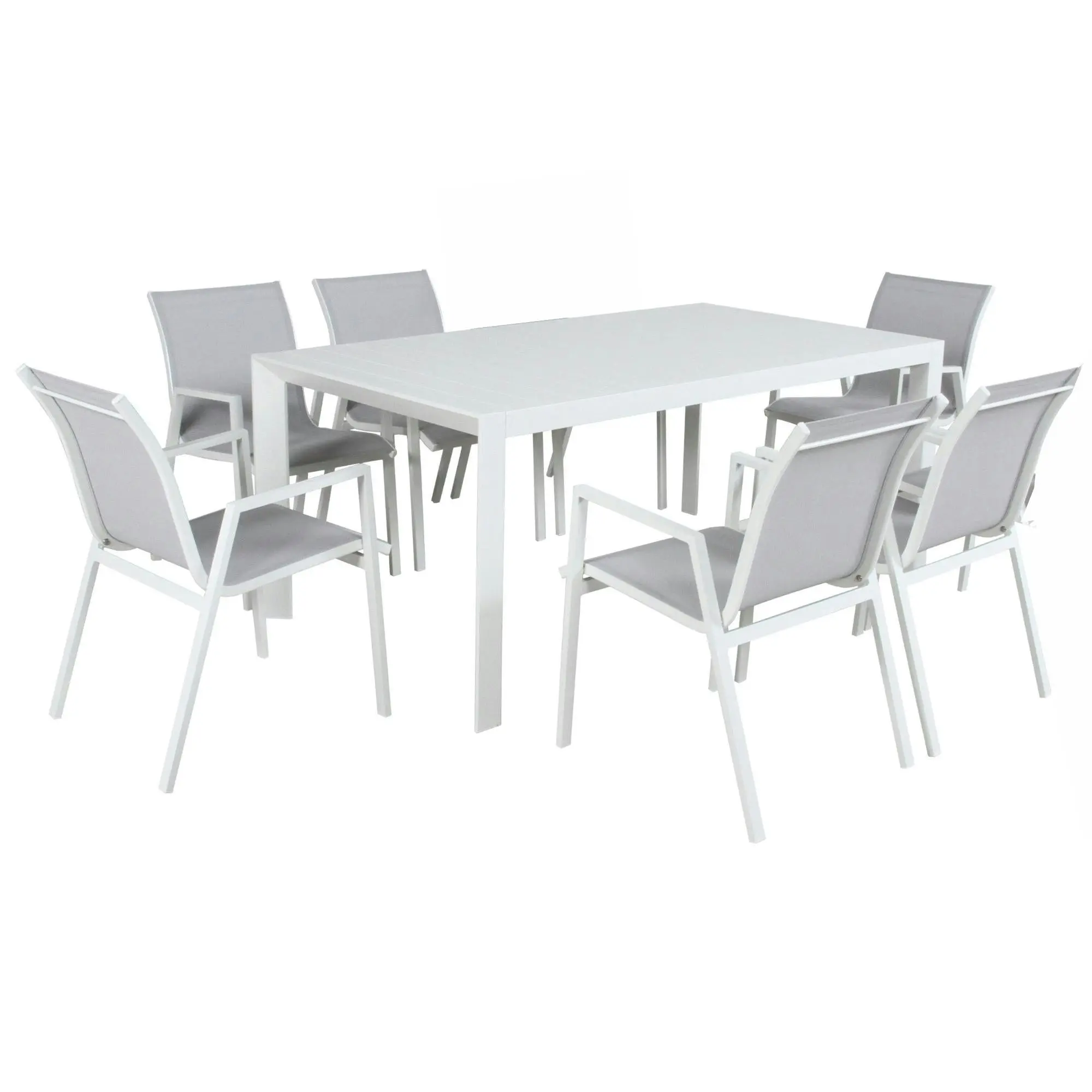 Iberia 7pc Outdoor Dining Table Chair Set