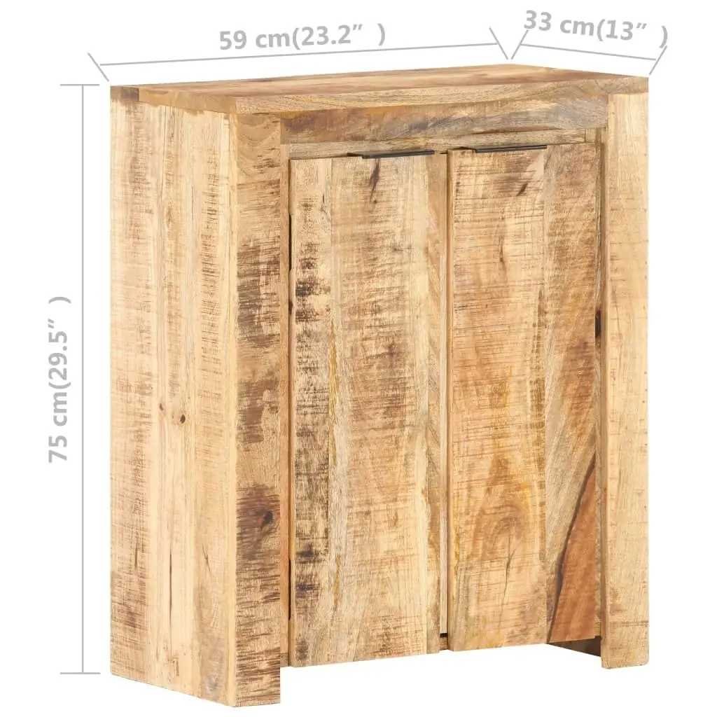 Sideboard 59x33x75 cm Rough Mango Wood 320212