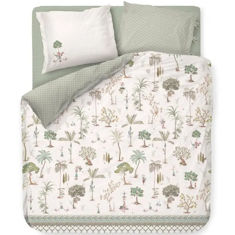 PIP Studio Giardini di Frutta Cotton White Quilt Cover Set