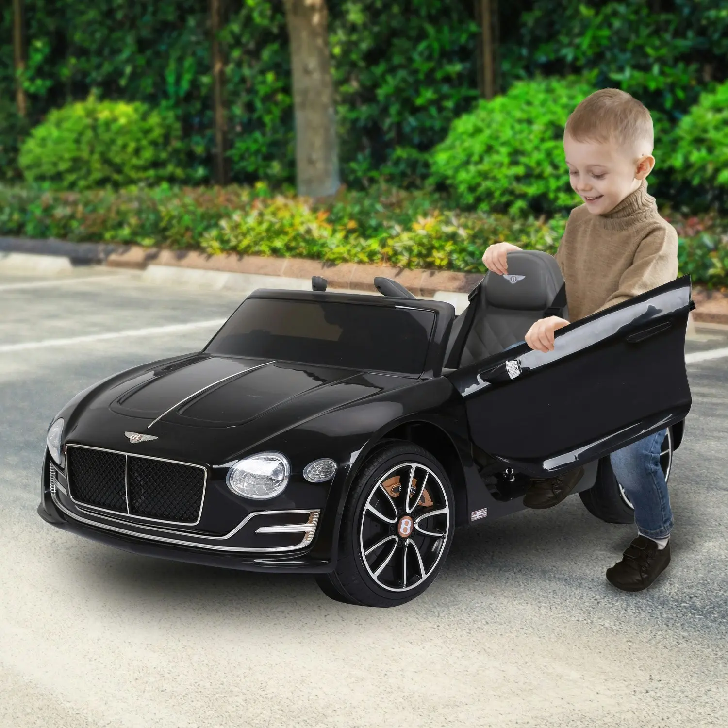 Bentley Exp 12 Licensed Speed 6E Electric Kids Ride On Car Black