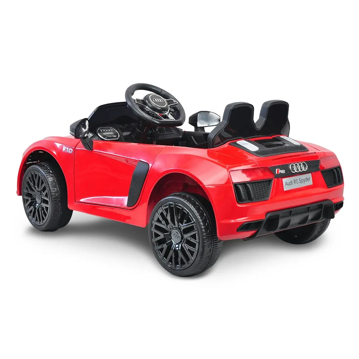 R8 Spyder Audi Licensed Kids Electric Ride On Car Remote Control Red