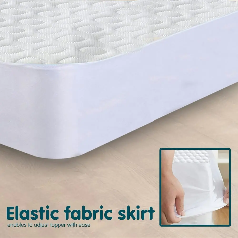 Laura Hill Cool Max Mattress Protector - Double