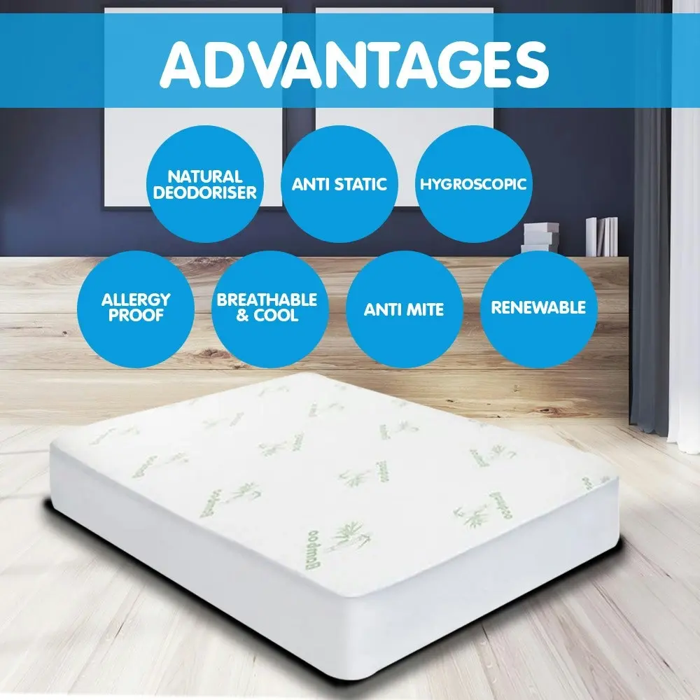 Laura Hill Bamboo Mattress Protector- King Single