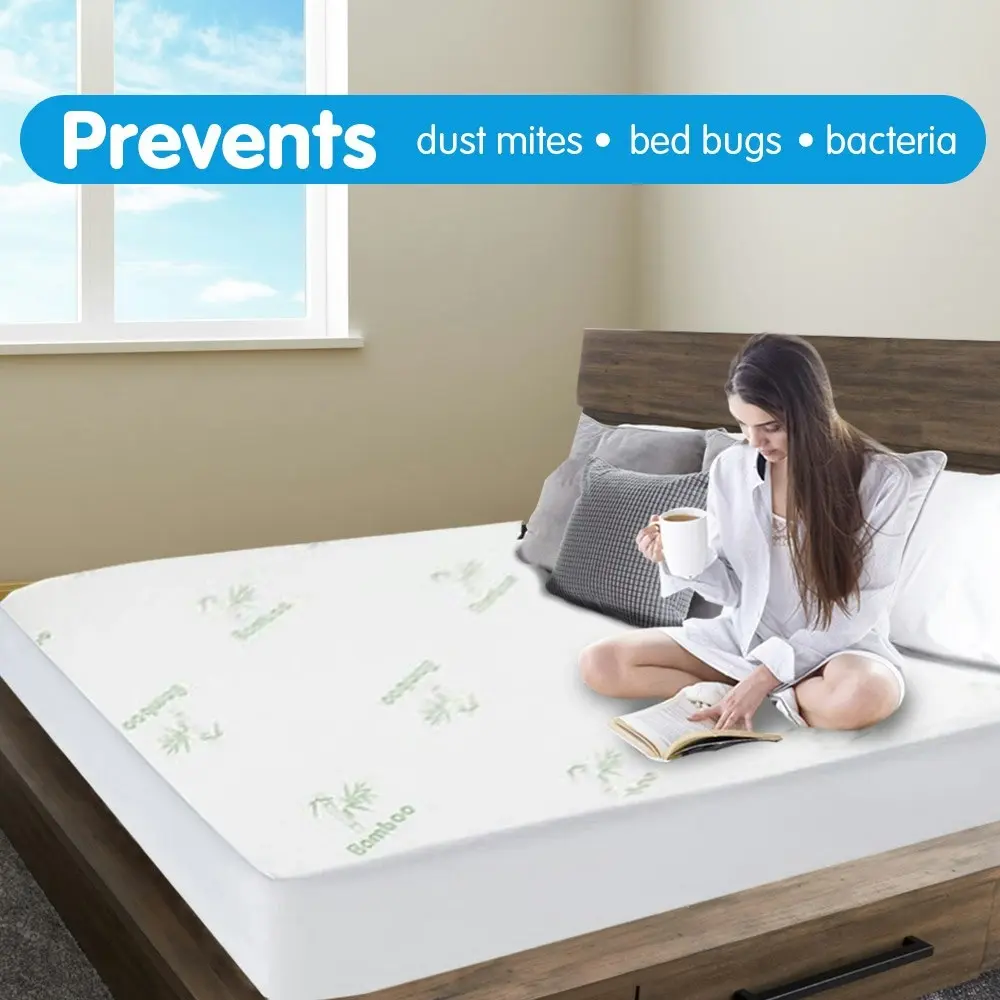 Laura Hill Bamboo Mattress Protector- King Single