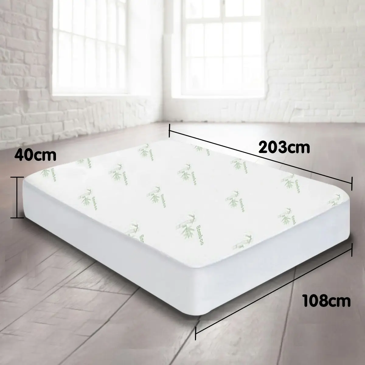 Laura Hill Bamboo Mattress Protector- King Single