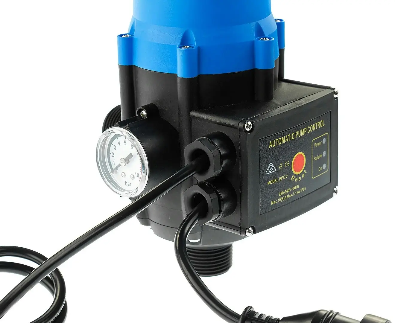 Automatic Water Pump Pressure Switch Controller - Blue