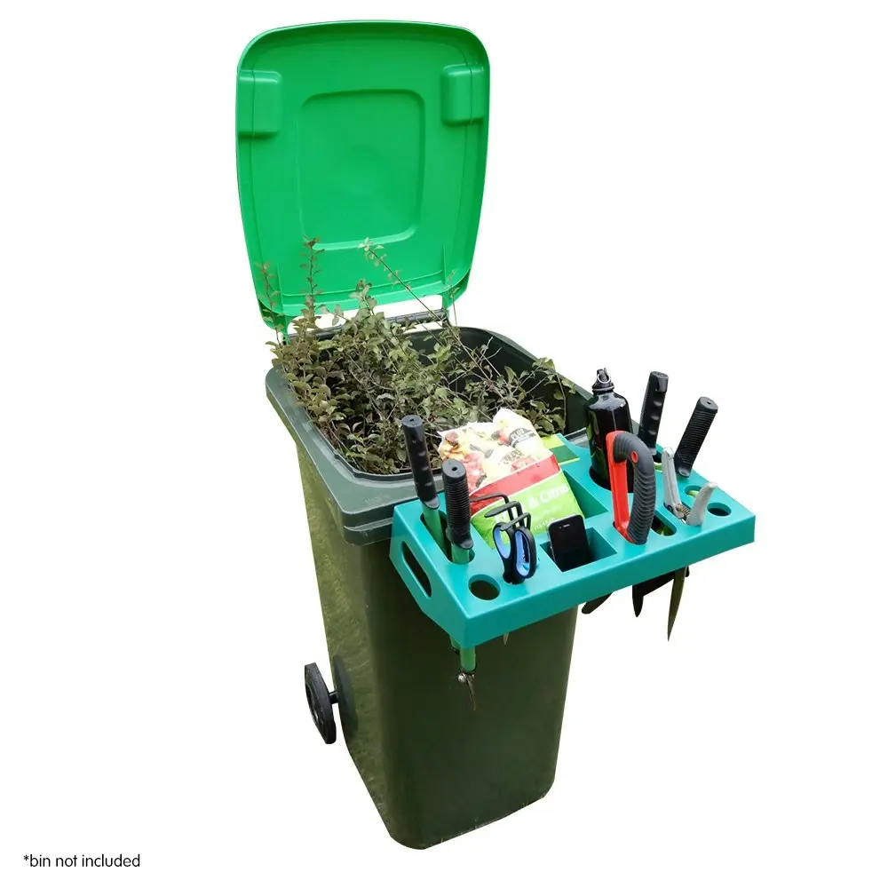 Garden Tool Wheelie Bin Caddy