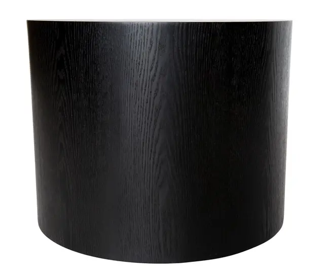 Woody Round Wood Side Table