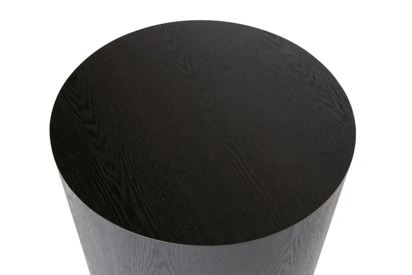 Woody Round Wood Side Table