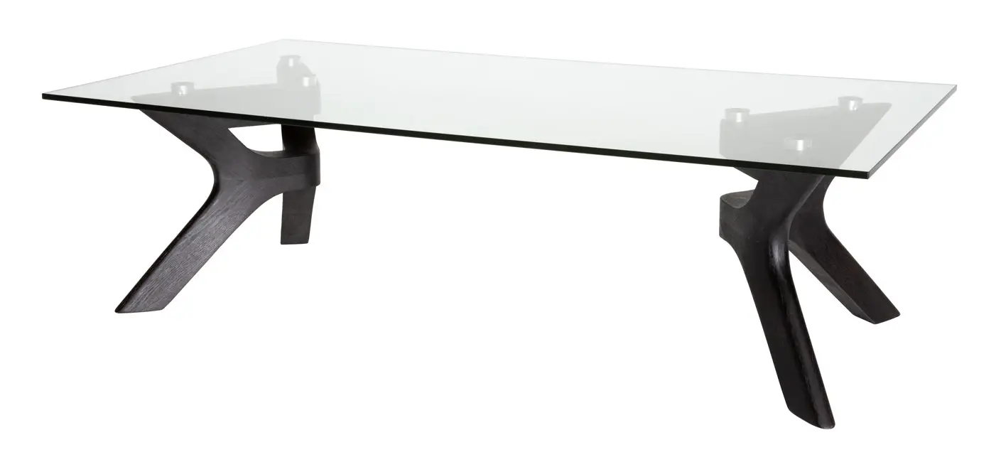 Murf Collection | Rectangular Glass Coffee Table